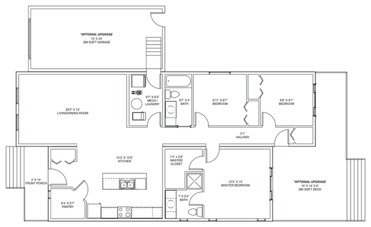 The Monarch — Floor Plan