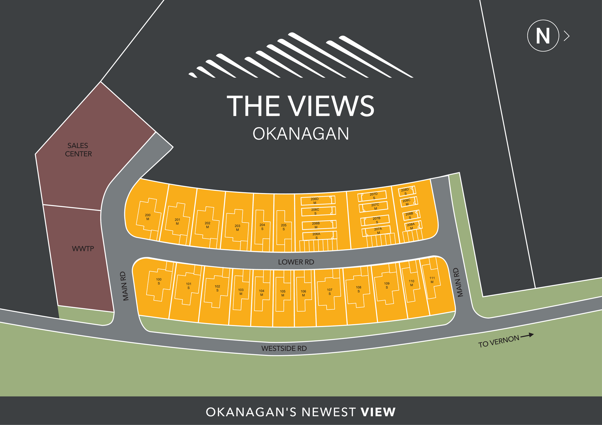 The Views Okanagan — Phase One Lot Layout